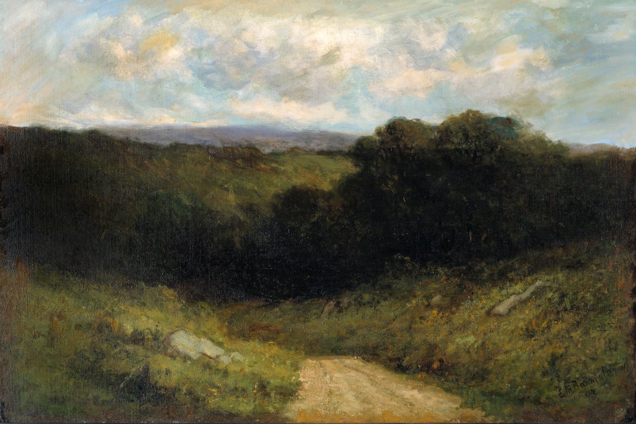 Tie laaksoon, n.d. tekijältä Edward Mitchell Bannister