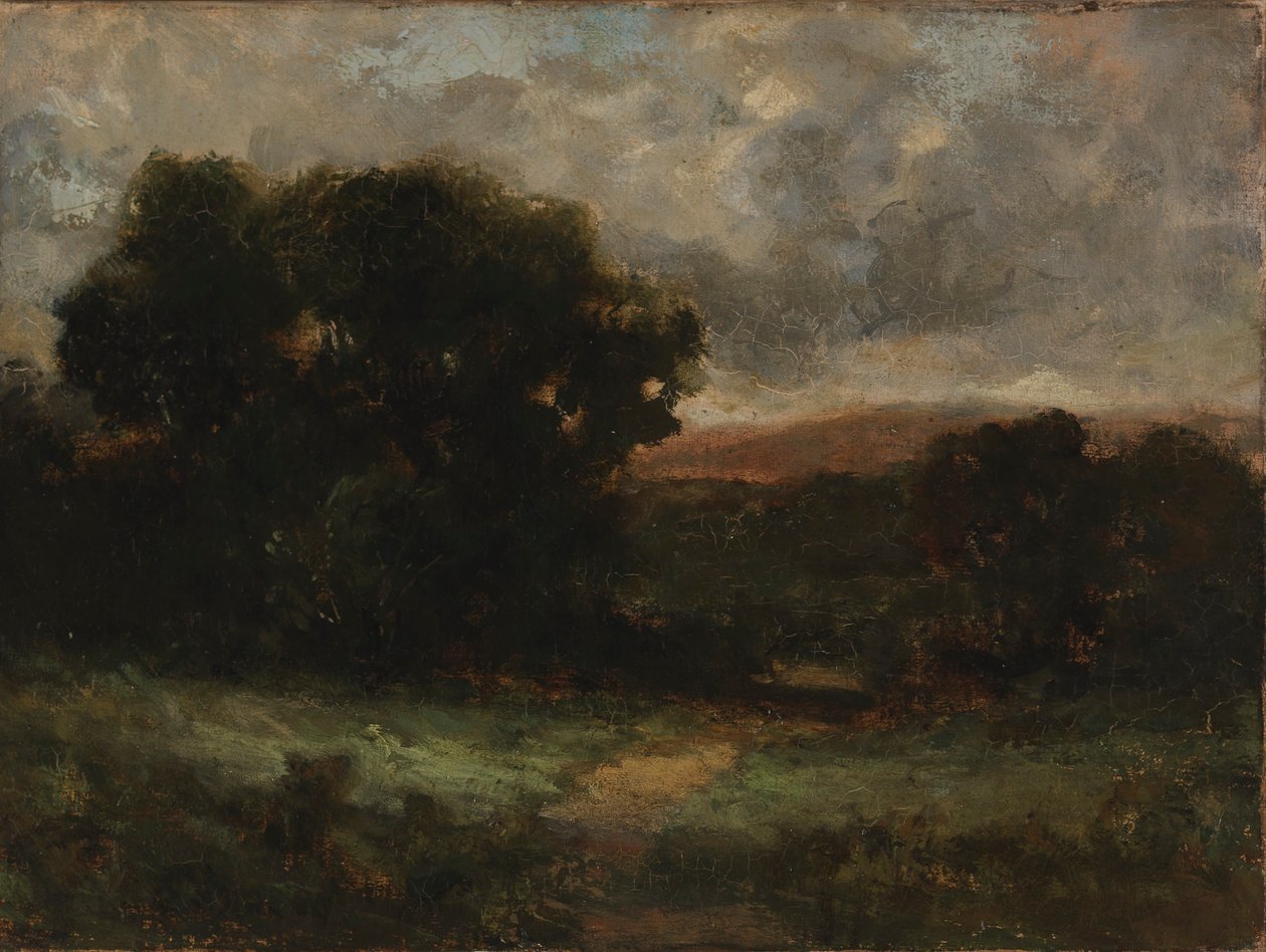 Nimetön (maisema niittyineen ja puineen) tekijältä Edward Mitchell Bannister
