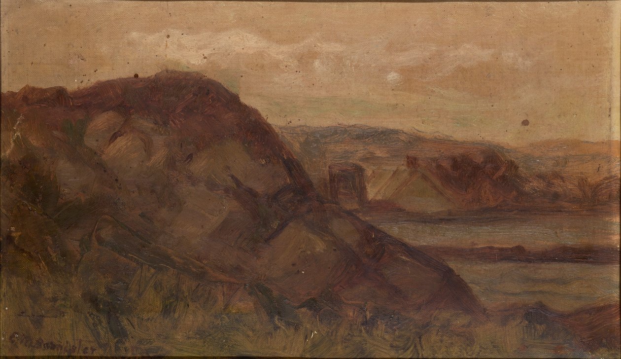Nimetön (maisema kivien kanssa) tekijältä Edward Mitchell Bannister