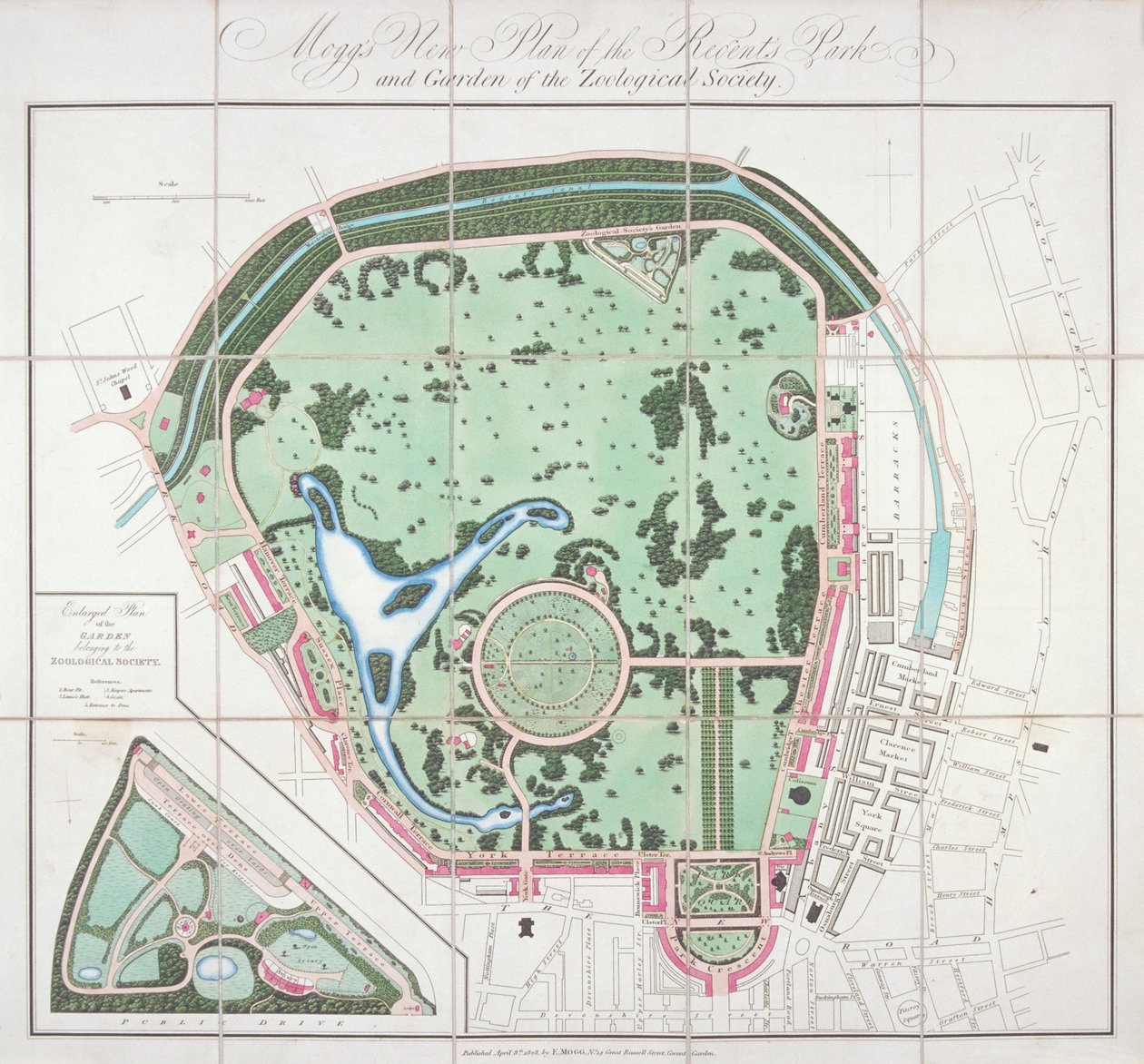 Zoological Gardensin suunnitelma, Regent