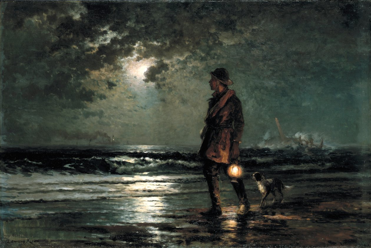 Life Saving Patrol, n. 1893. tekijältä Edward Moran
