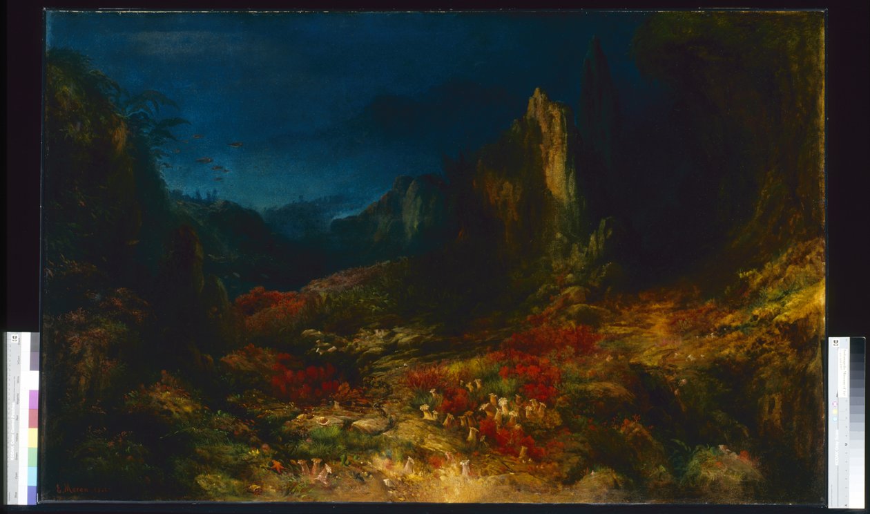 The Valley In The Sea (öljy kankaalle) tekijältä Edward Moran