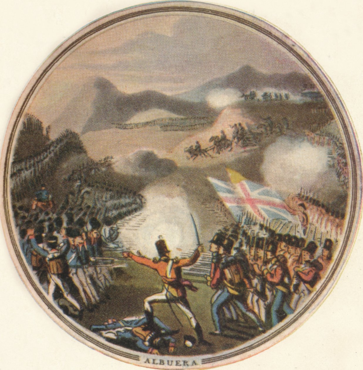 Albueran taistelu, 1815, 1910 tekijältä Edward Orme
