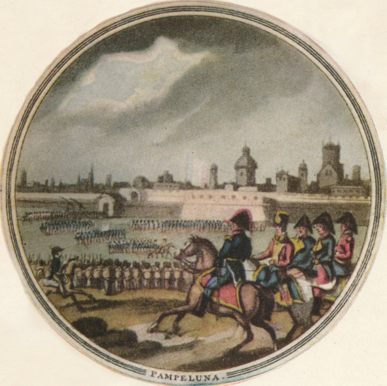 Pampelunan taistelu, 1815, 1910 tekijältä Edward Orme