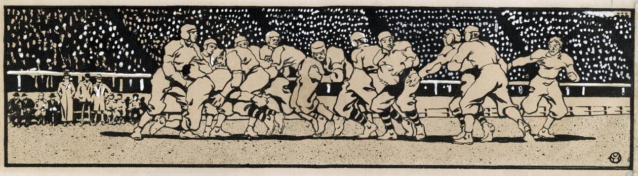 Jalkapallopeli tekijältä Edward Penfield