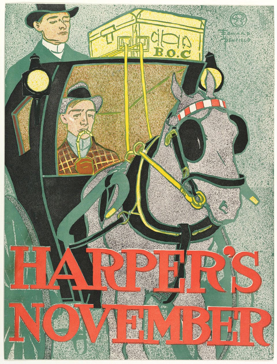 Harpers New Monthly Magazine, marraskuu 1896 tekijältä Edward Penfield