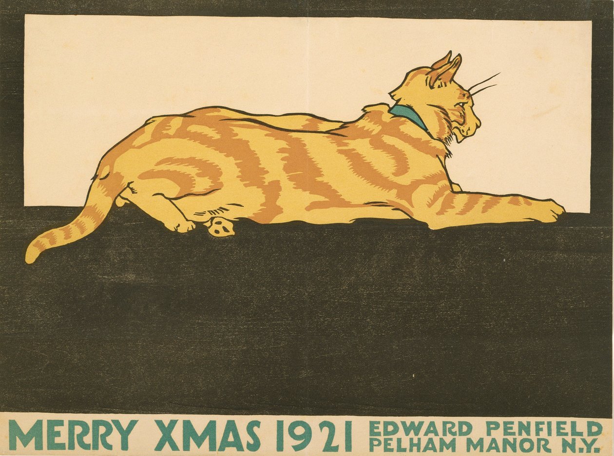 Fröhliche Weihnachten, 1921 tekijältä Edward Penfield
