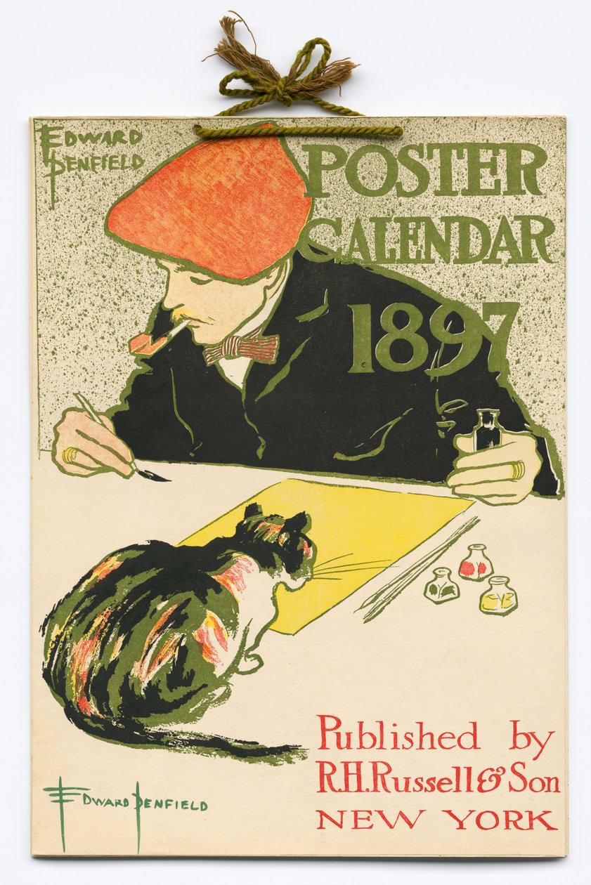 Kalenderplakat 1897 tekijältä Edward Penfield