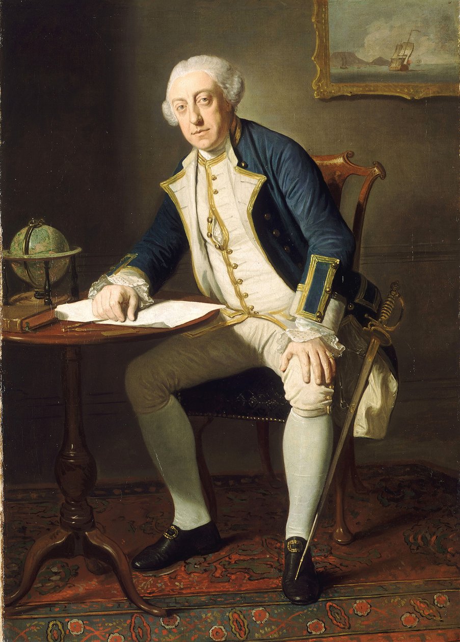 Kapteeni Philip Affleck (1726-99) tekijältä Edward Penny