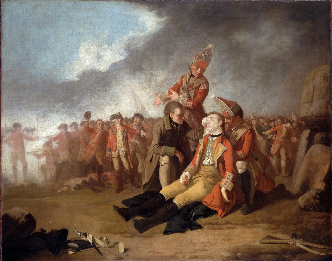 Kenraali Wolfen kuolema, 1763 tekijältä Edward Penny