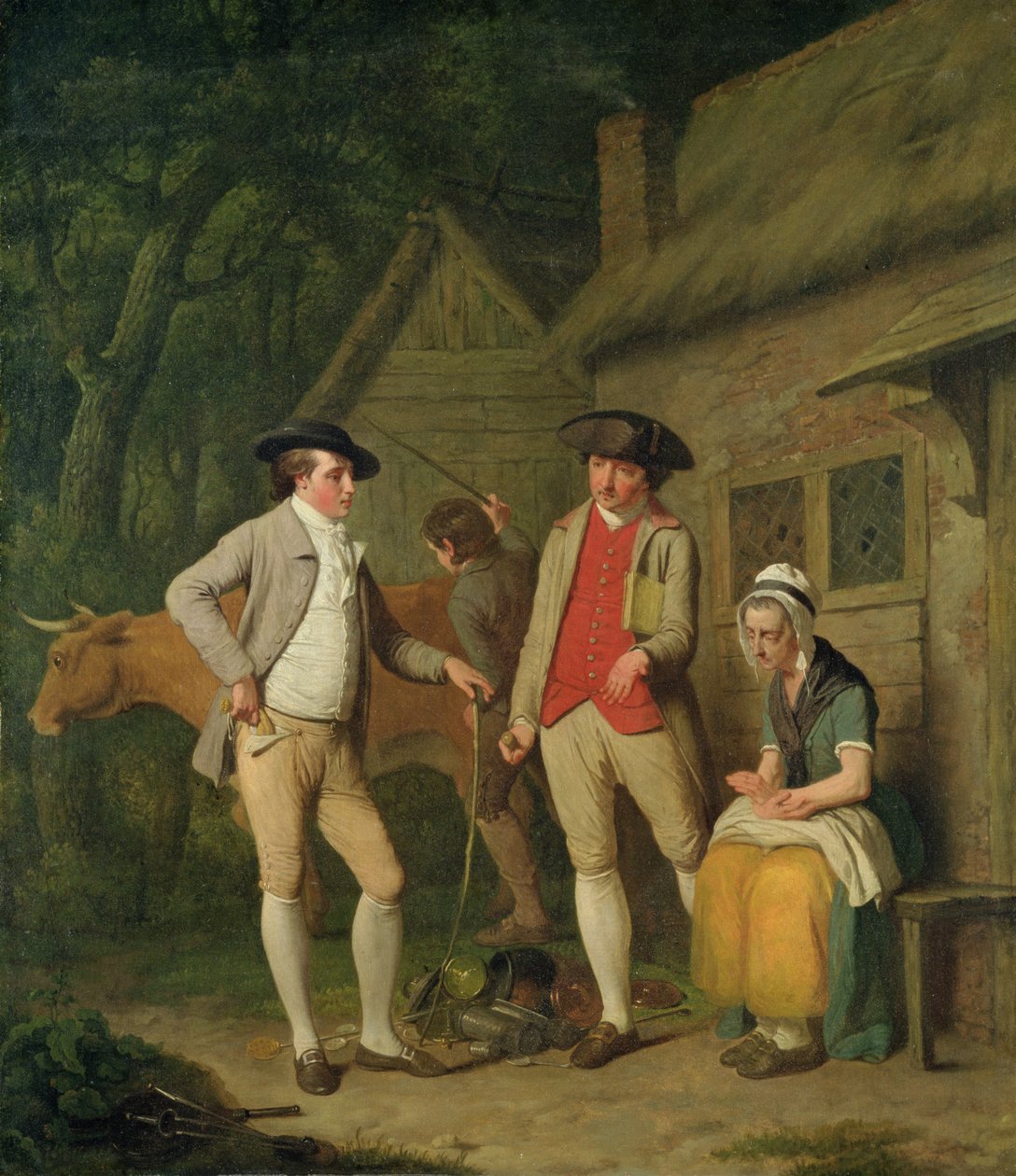 Johnny Pearmainin anteliaisuus, 1782, lunastaa lesken Costardin lehmän ja tavarat, jotka on pidätetty veroista. tekijältä Edward Penny