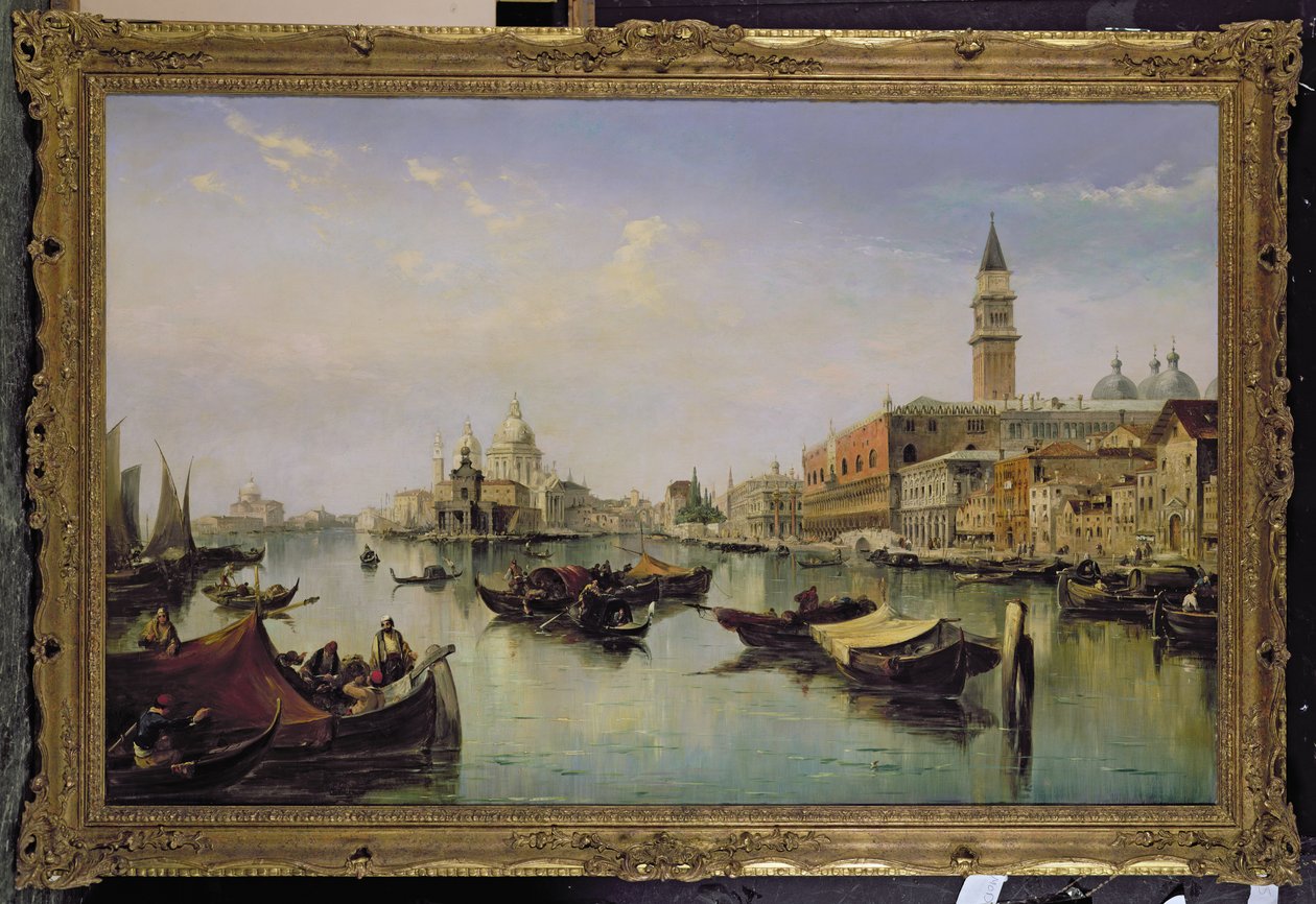 Bacino di San Marco, näkymä Canal Granden suulle tekijältä Edward Pritchett
