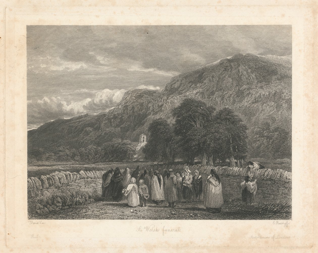 Walesin hautajaiset tekijältä Edward Radclyffe