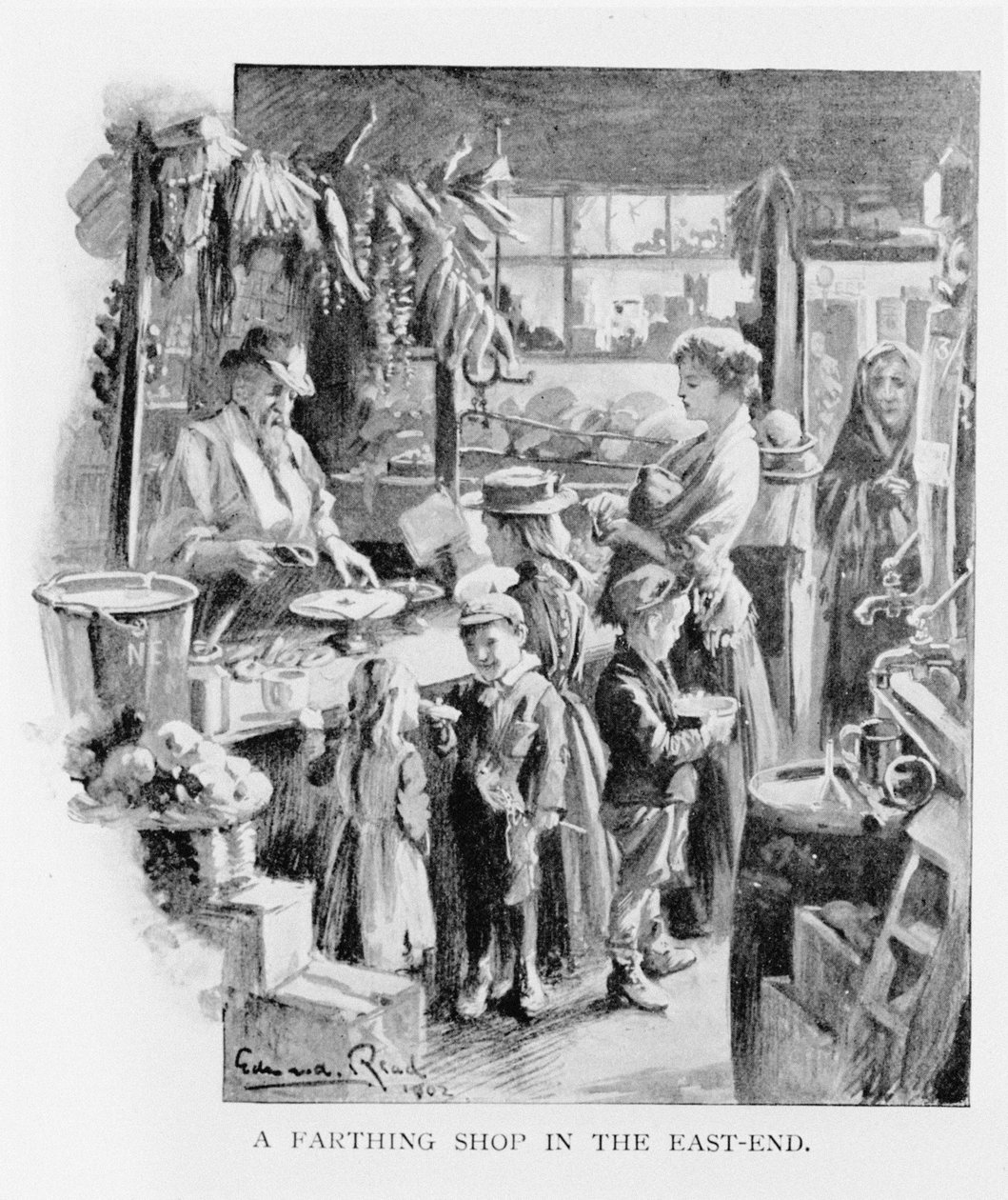 Farthing Shop East Endissä, 1902 tekijältä Edward Read