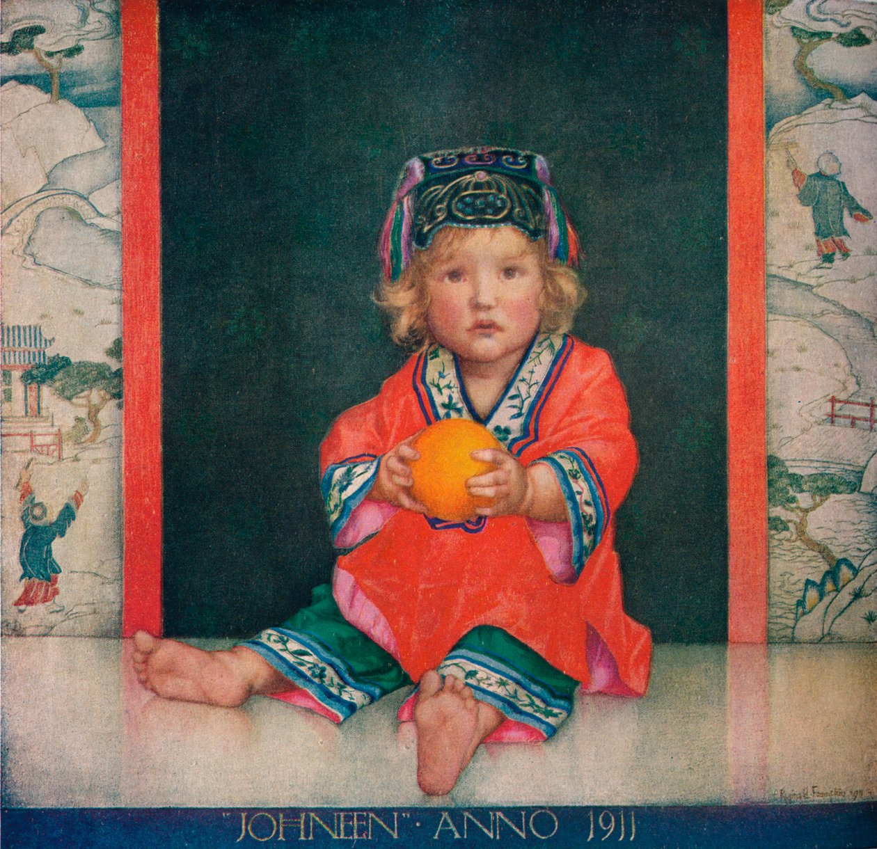 Johneen, herra ja rouva John Noblen poika, 1911, 1919 tekijältä Edward Reginald Frampton