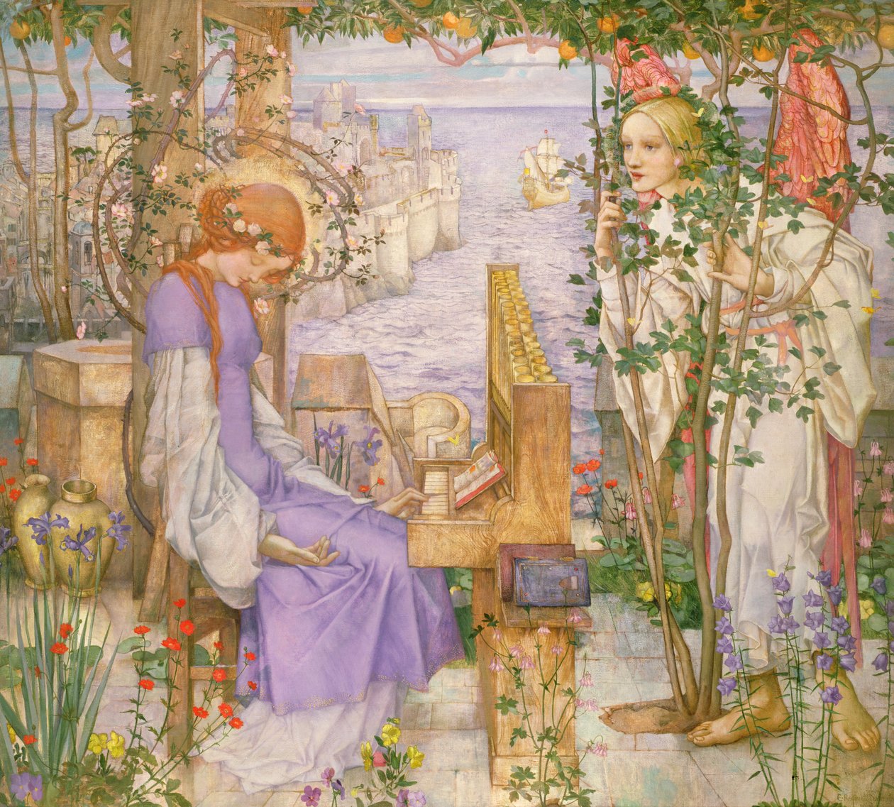 Huonekalut ja erilaiset esineet 1100- ja 1300-luvuilta tekijältä Edward Reginald Frampton