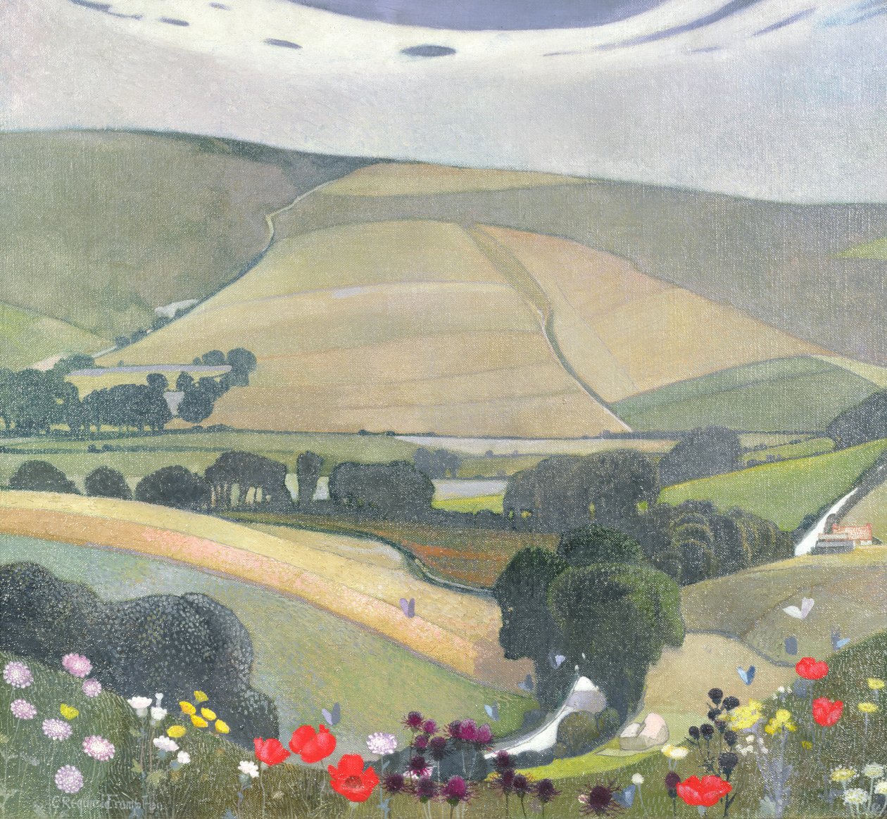 Thunderbarrow Hill, lähellä Bramberia tekijältä Edward Reginald Frampton