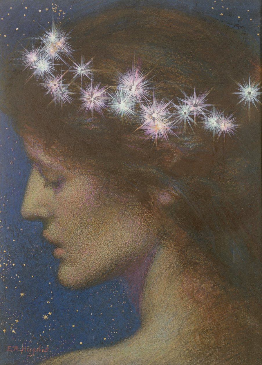 Huonekalut ja erilaiset esineet 1100- ja 1300-luvuilta tekijältä Edward Robert Hughes