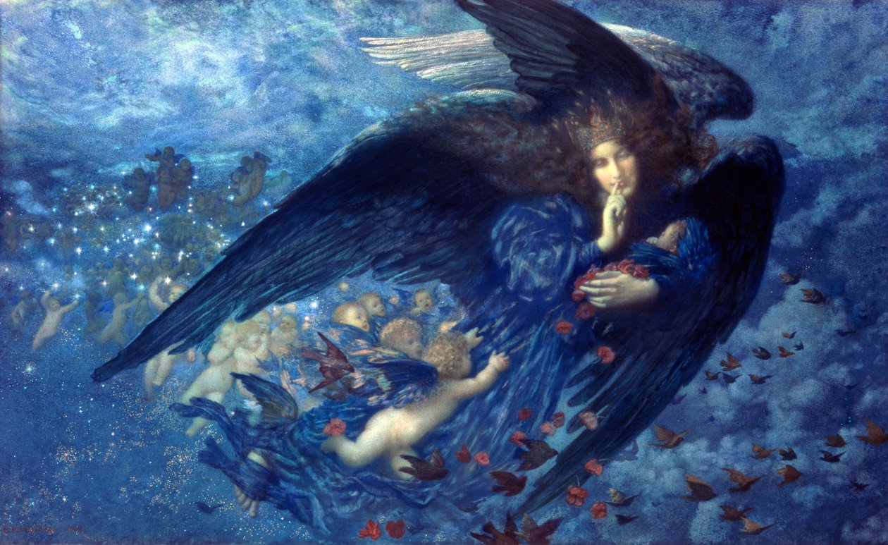 Yö hänen Train of Stars -junan kanssa tekijältä Edward Robert Hughes