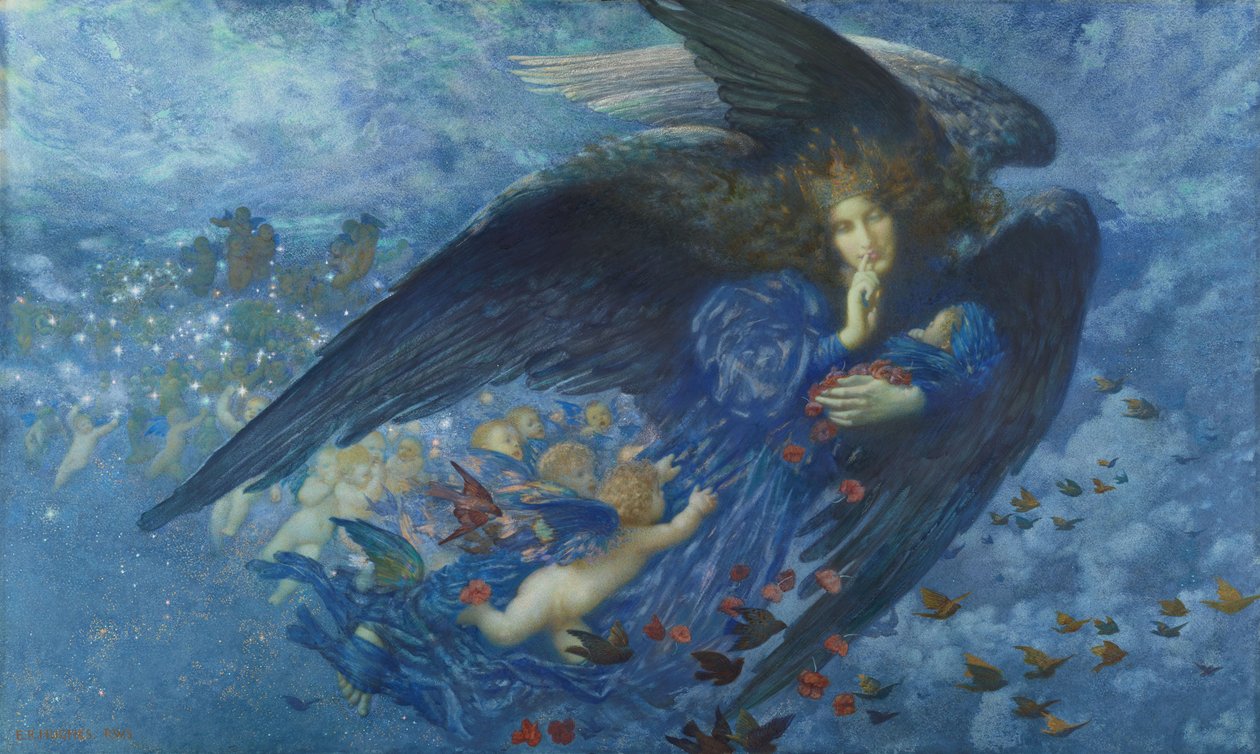 Yö hänen kanssaan Train of Stars, 1912 tekijältä Edward Robert Hughes