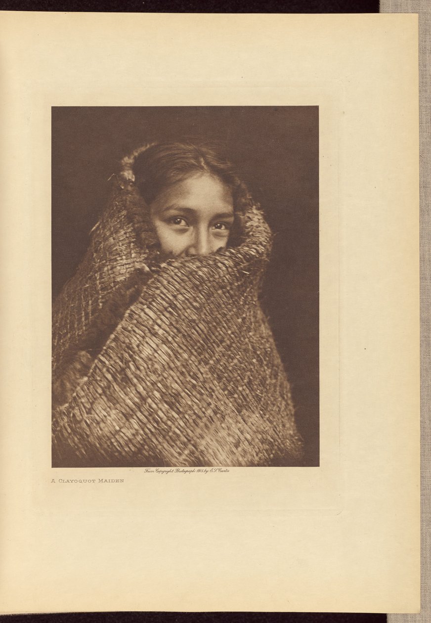 Clayoquot-neito tekijältä Edward S. Curtis