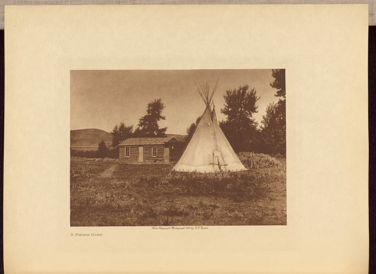 Pieganin koti tekijältä Edward S. Curtis