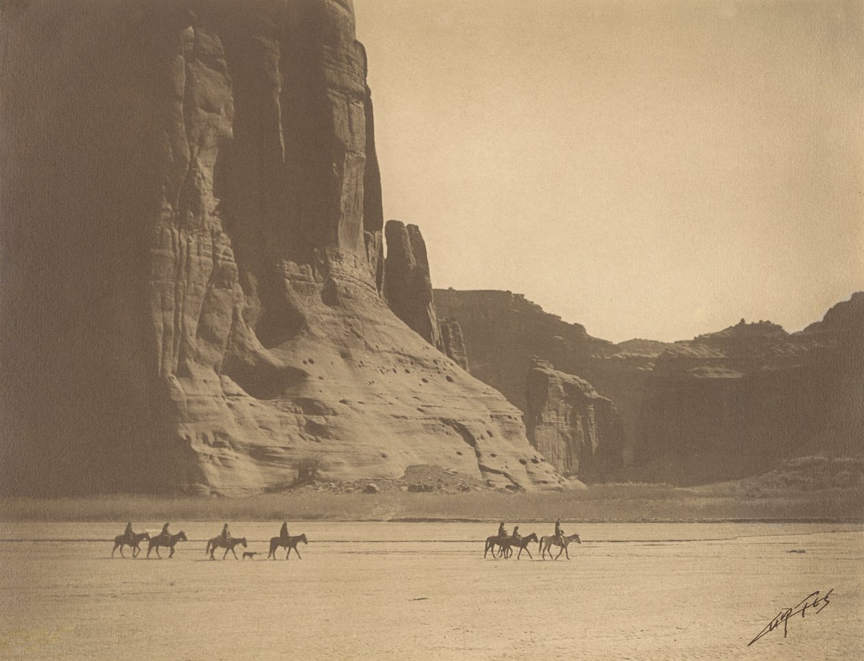 Canyon de Chelly tekijältä Edward S. Curtis
