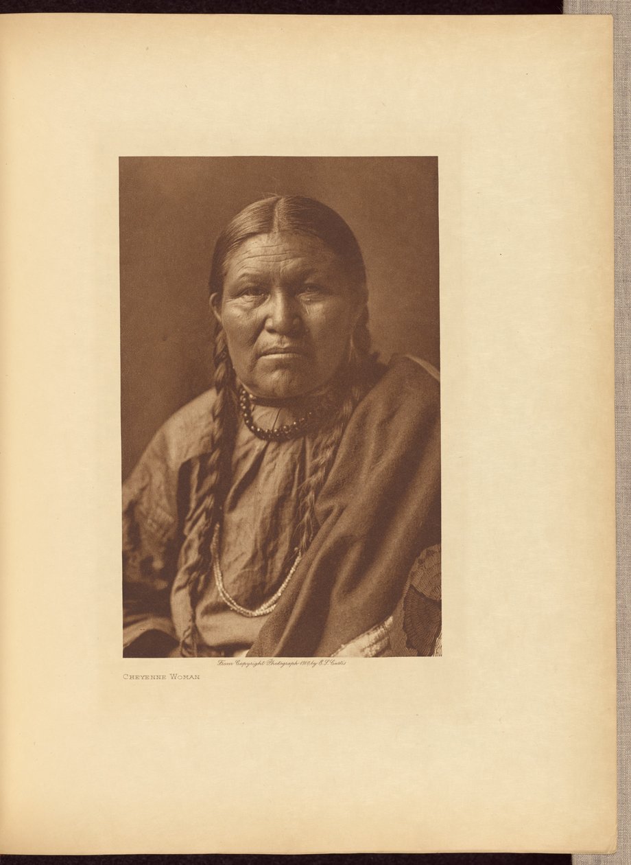 Cheyennen nainen tekijältä Edward S. Curtis