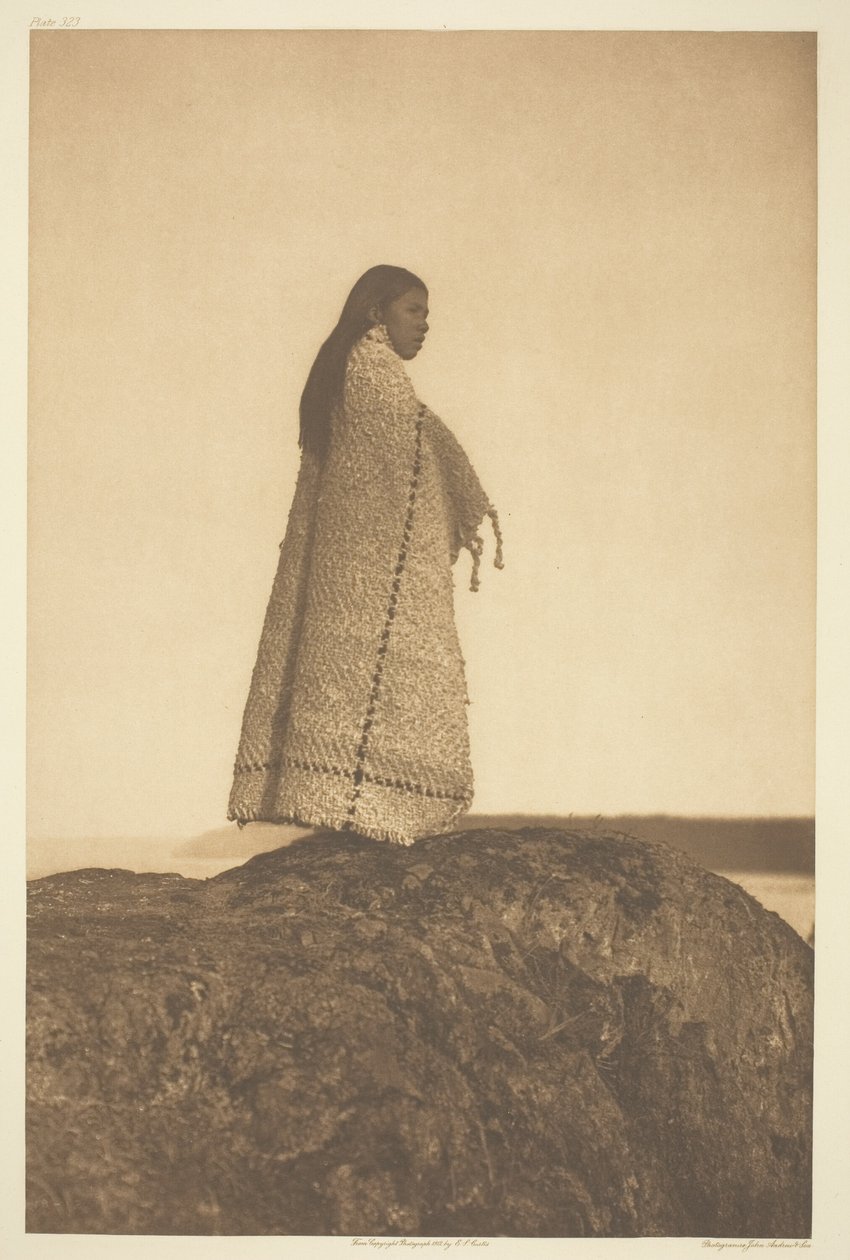 Cowichan tyttö tekijältä Edward S. Curtis