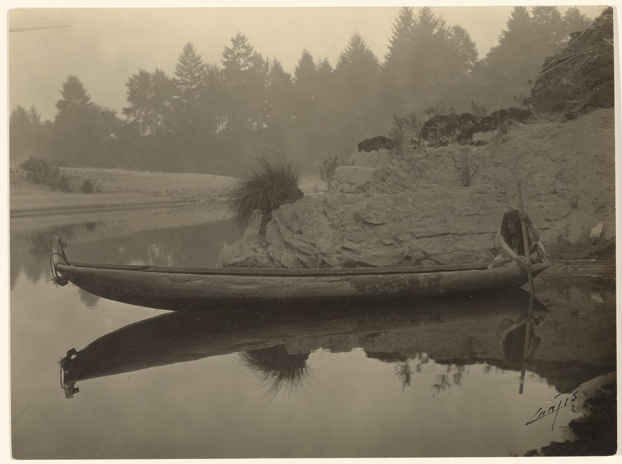 Kalastus kanootista – Hupa tekijältä Edward S. Curtis