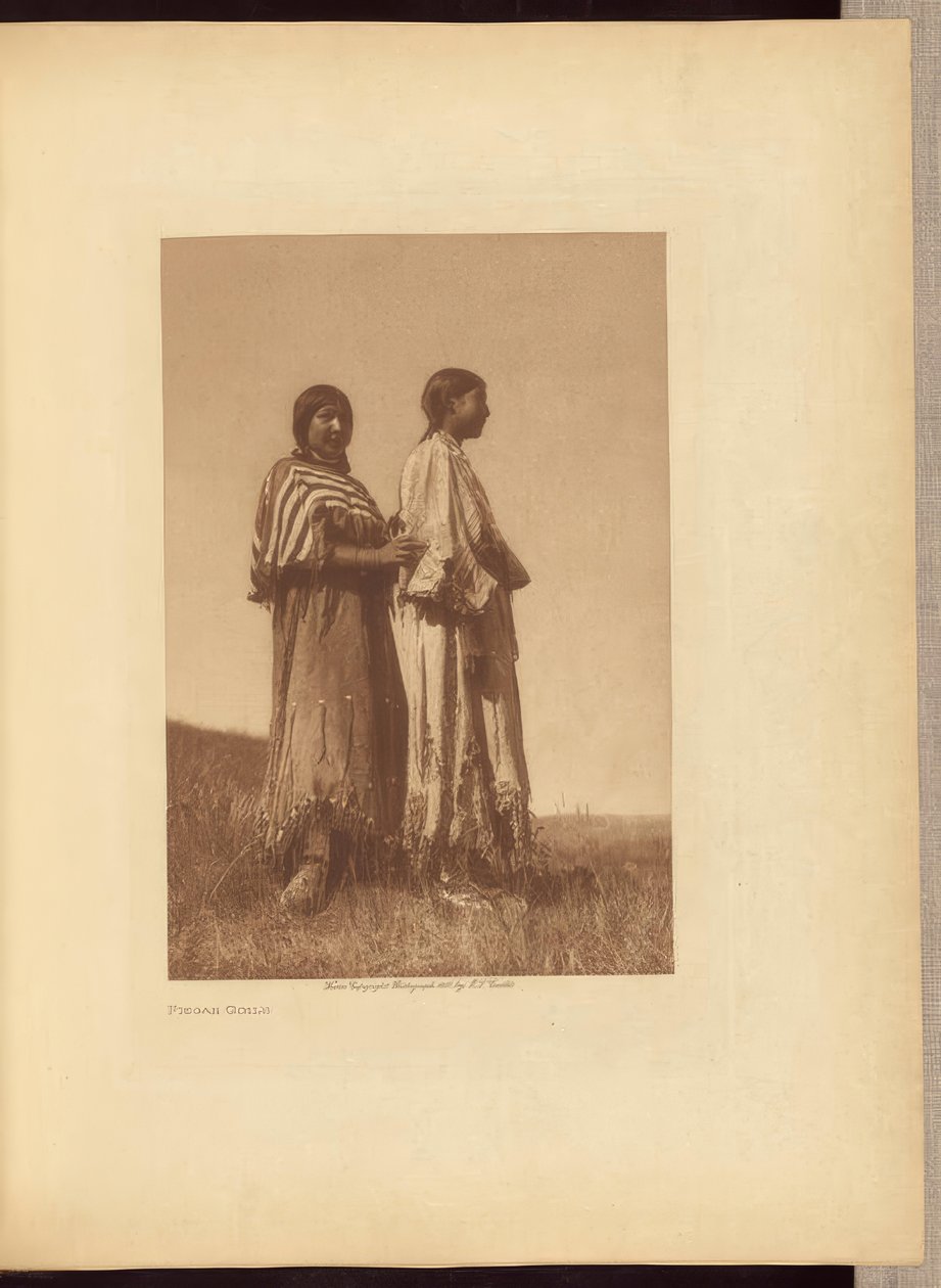Piegan tytöt tekijältä Edward S. Curtis