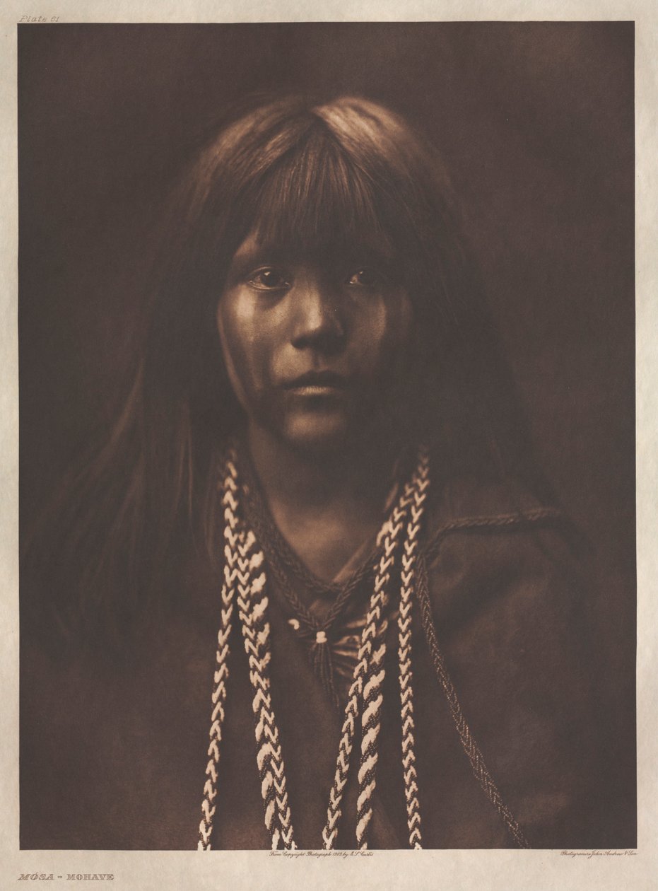 Salkku II, levy 61: Mósa-Mohave tekijältä Edward S. Curtis