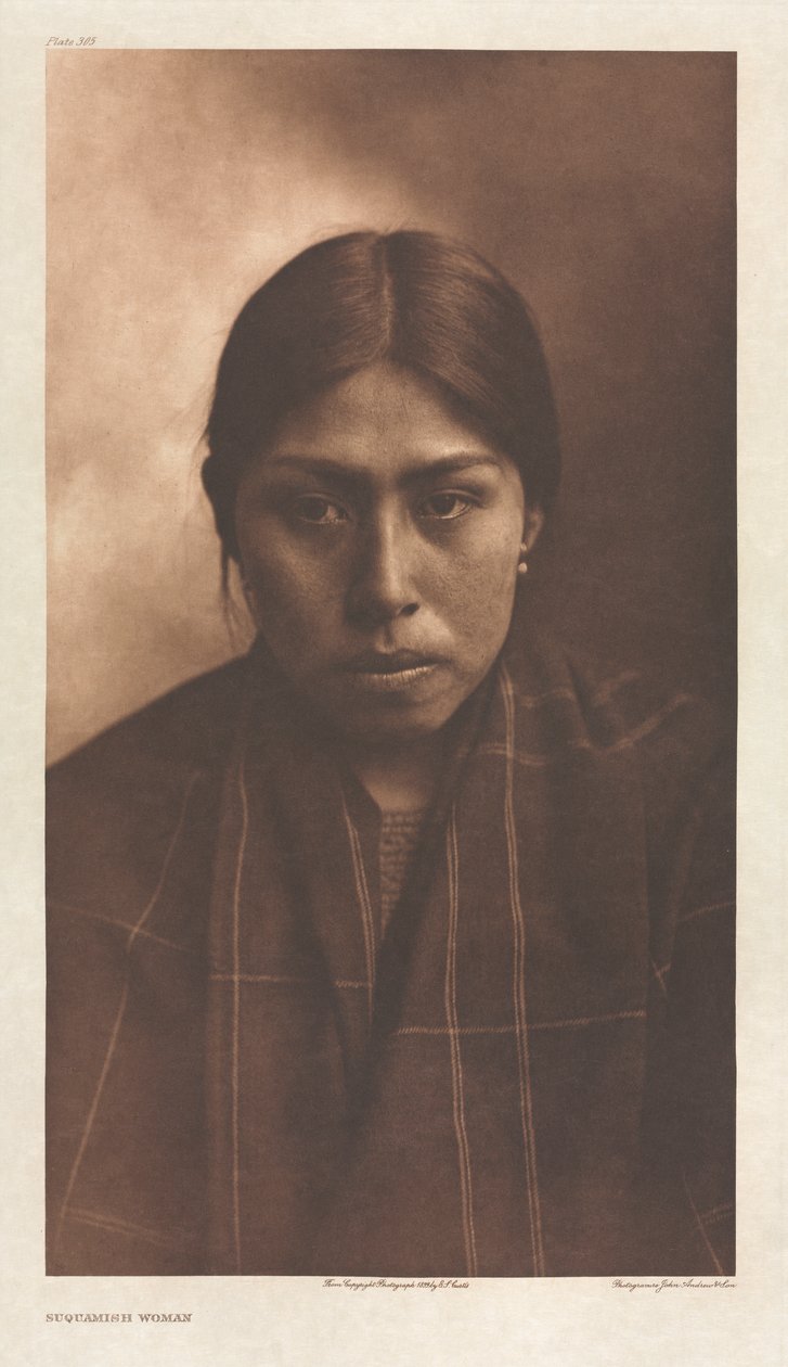 Portfolio IX, levy 305: Suquamish Woman tekijältä Edward S. Curtis