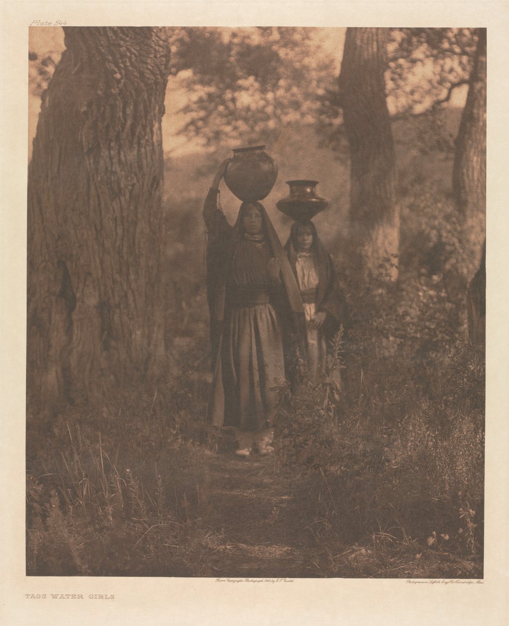 Salkku XVI, kuviot 544-579. tekijältä Edward S. Curtis