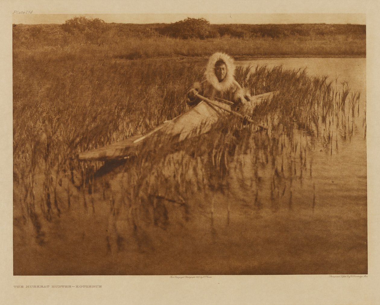 Piisaminmetsästäjä - Kotzebue tekijältä Edward S. Curtis