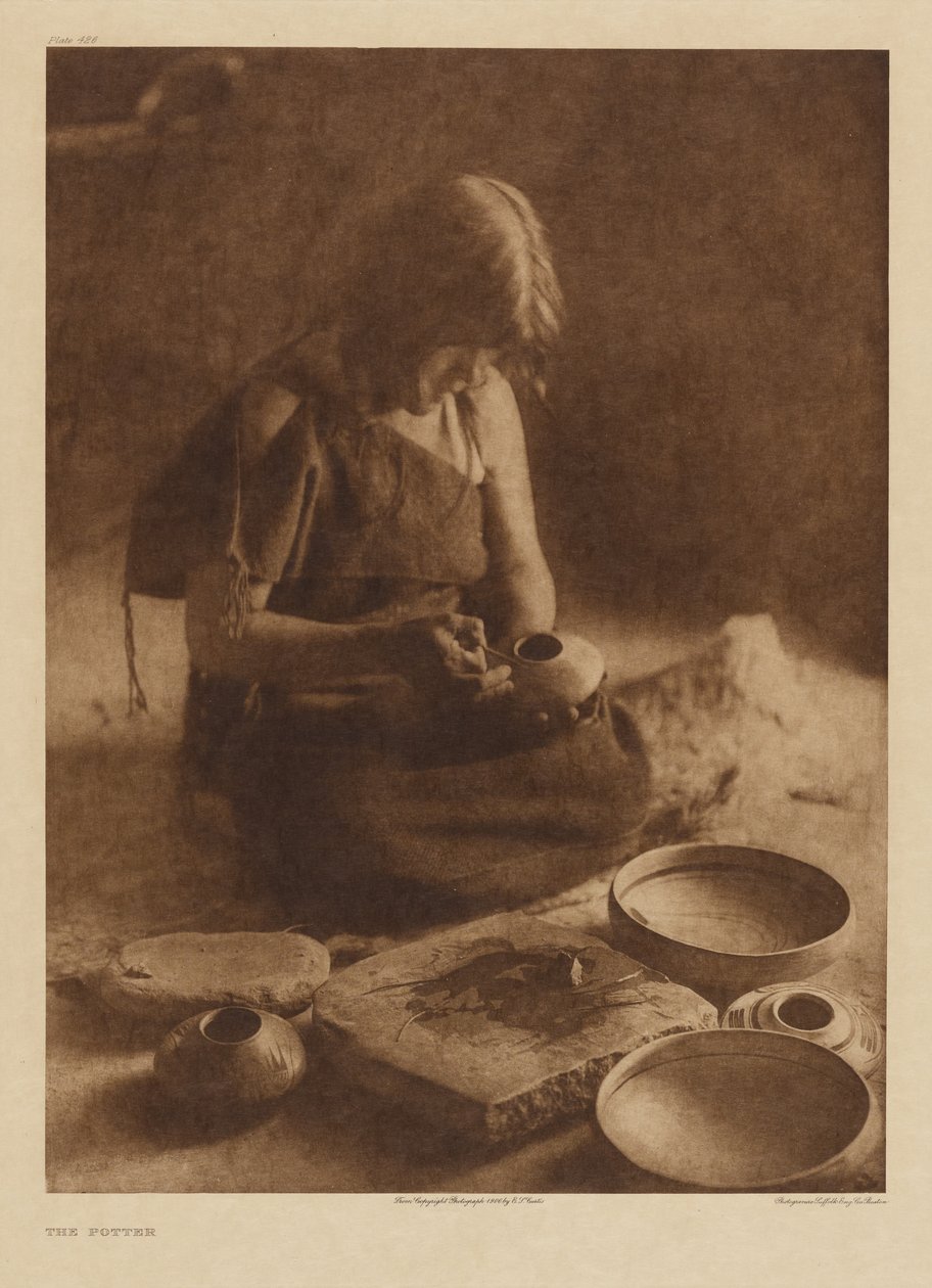 Potimies tekijältä Edward S. Curtis