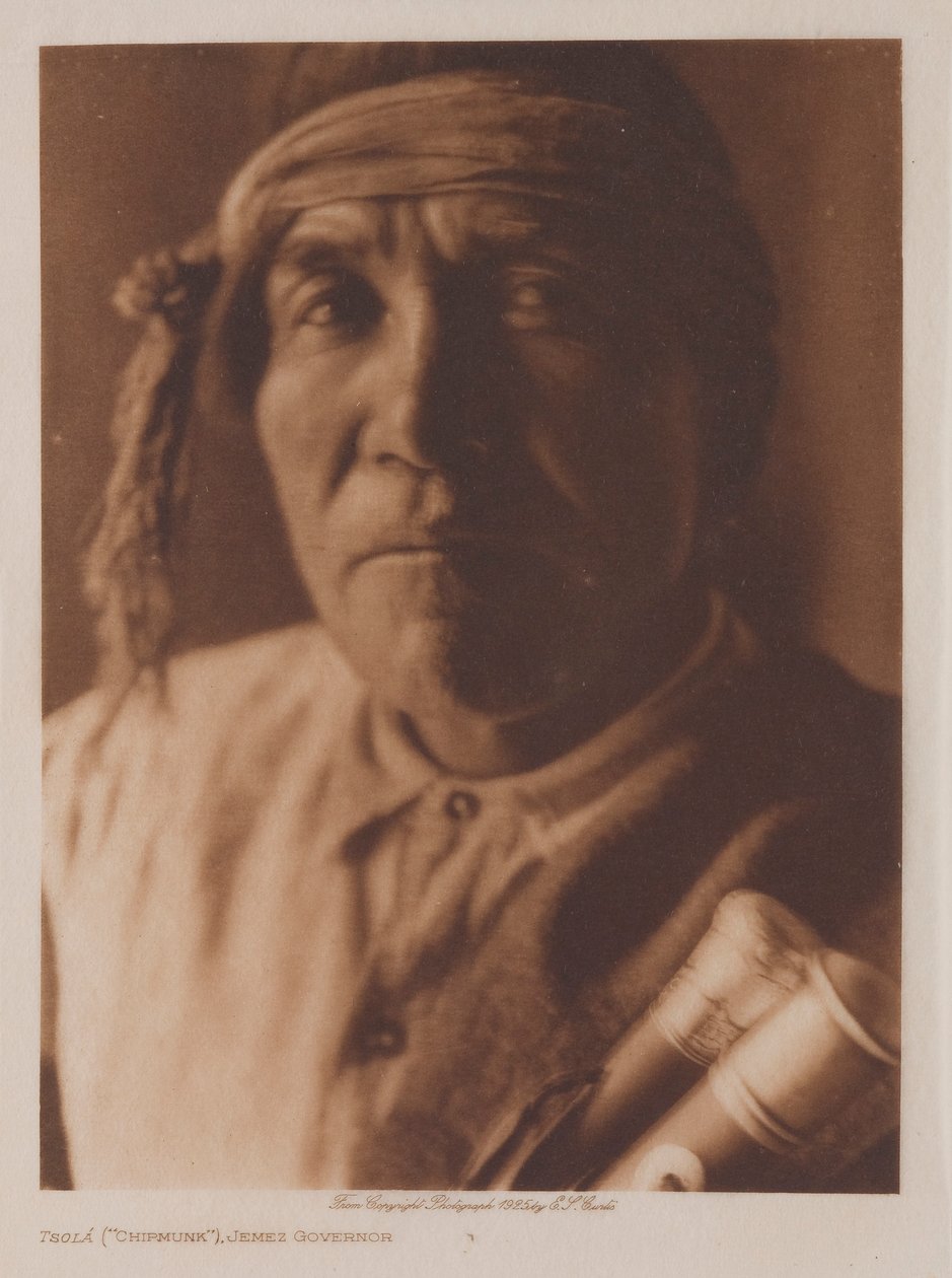 Tsola (Chipmunk), Jemezin päällikkö tekijältä Edward S. Curtis