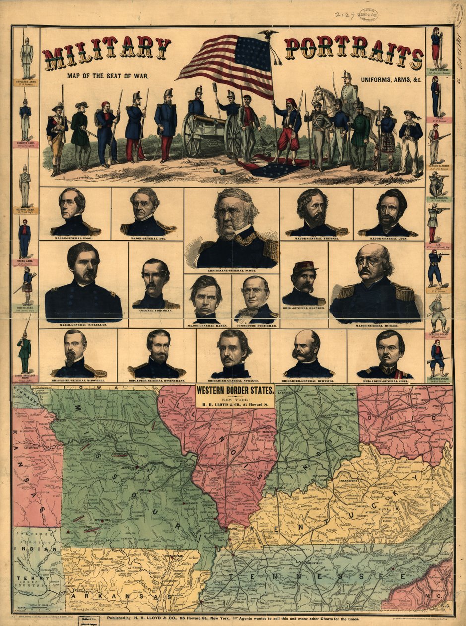 LC Civil War Maps (2. painos) tekijältä Edward S. Hall