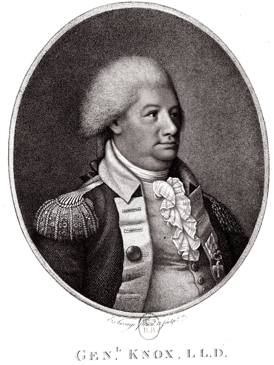 Kenraali Henry Knox (1750-1806) 1791 tekijältä Edward Savage