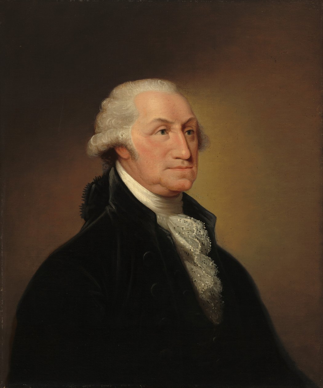 George Washington, n. 1796 (öljy kankaalle) tekijältä Edward Savage