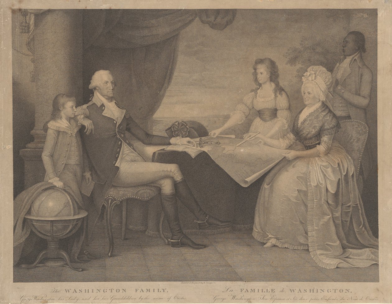 Washingtonin perhe tekijältä Edward Savage