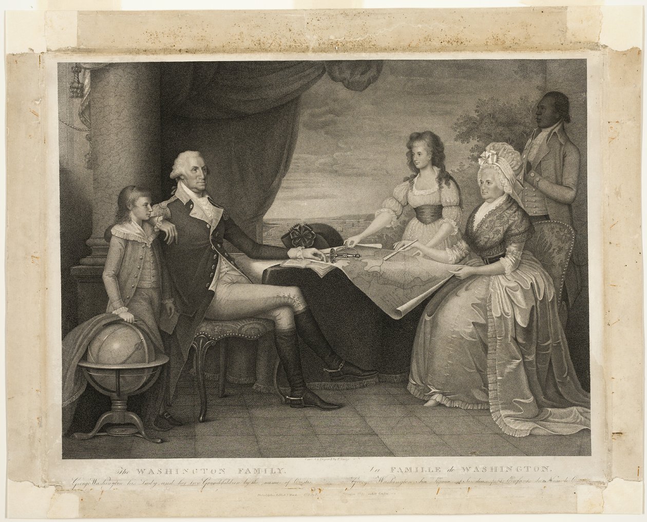 Washingtonin perhe tekijältä Edward Savage