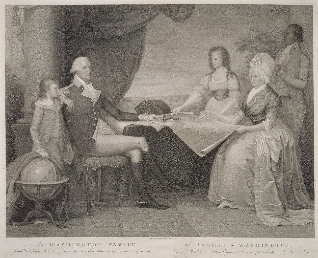 Washingtonin perhe tekijältä Edward Savage