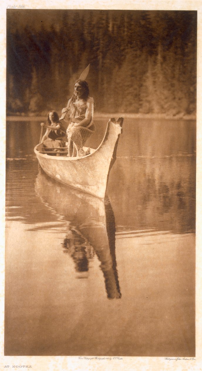Nootkassa tekijältä Edward Sheriff (after) Curtis