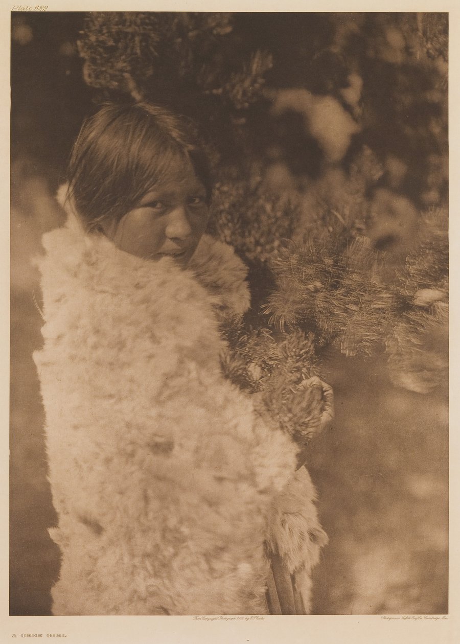 Cree-tyttö tekijältä Edward Sheriff Curtis