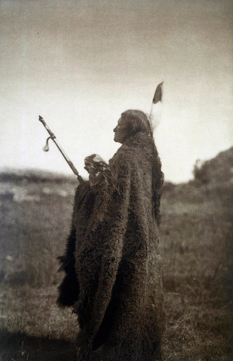 Índios Americanos: Retrato de um Guerreiro em Cerimônia Dressfinnish tekijältä Edward Sheriff Curtis