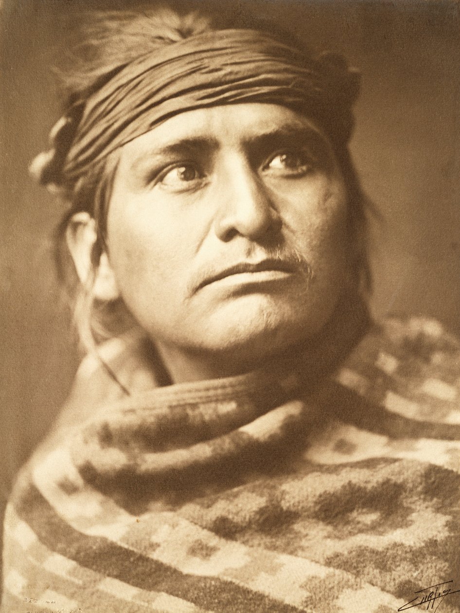 Aavikon päällikkö, Navaho tekijältä Edward Sheriff Curtis
