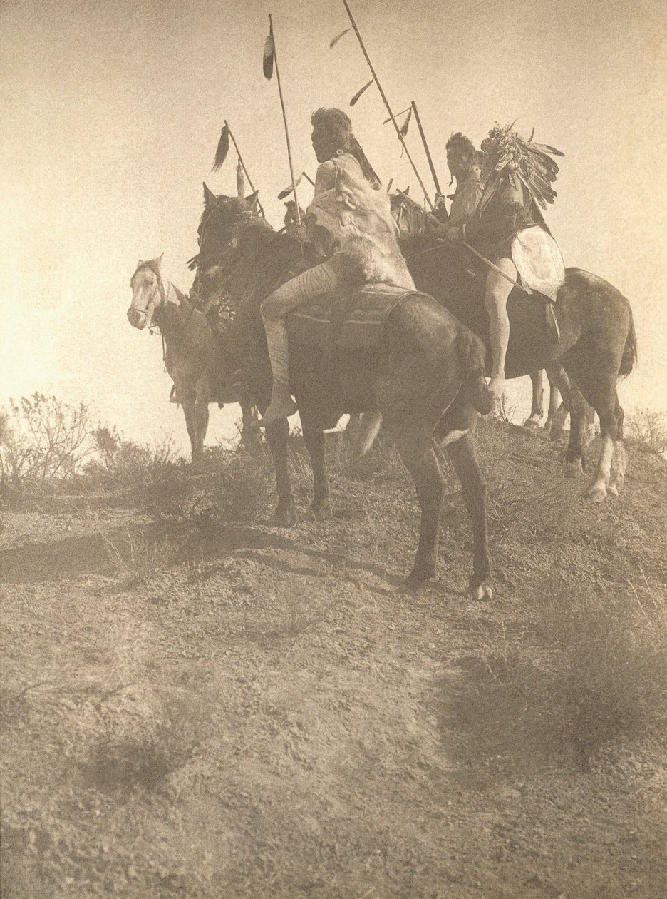 Menneisyyden henki (platinapainatus raskaalle teksturoidulle paperille) tekijältä Edward Sheriff Curtis