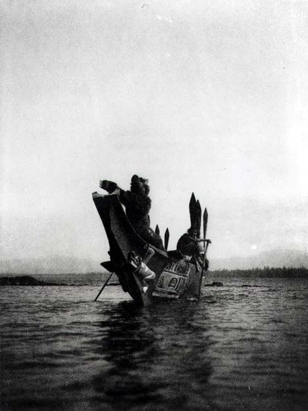 Tenaktak häävieraat, elokuvasta "The North American Indian" tekijältä Edward Sheriff Curtis