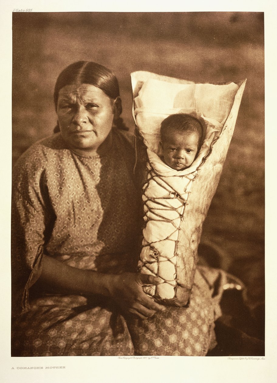 Comanche-äiti tekijältä Edward Sheriff Curtis